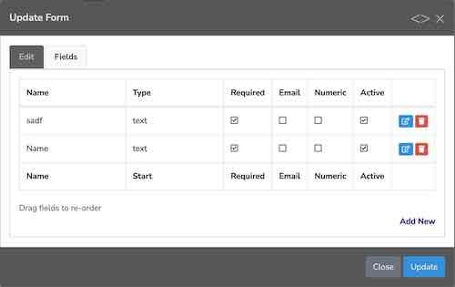Form Field Editor